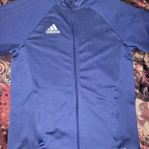 Adidas Track Blue Climalite Performance Jacket